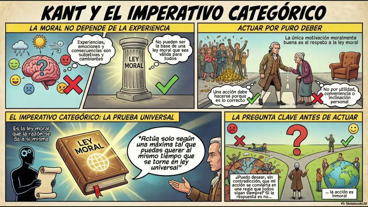 ⚔️Kant: Imperativo categórico y dilema de agentes de IA. Filosofía desarrollo profesional - Podcast.