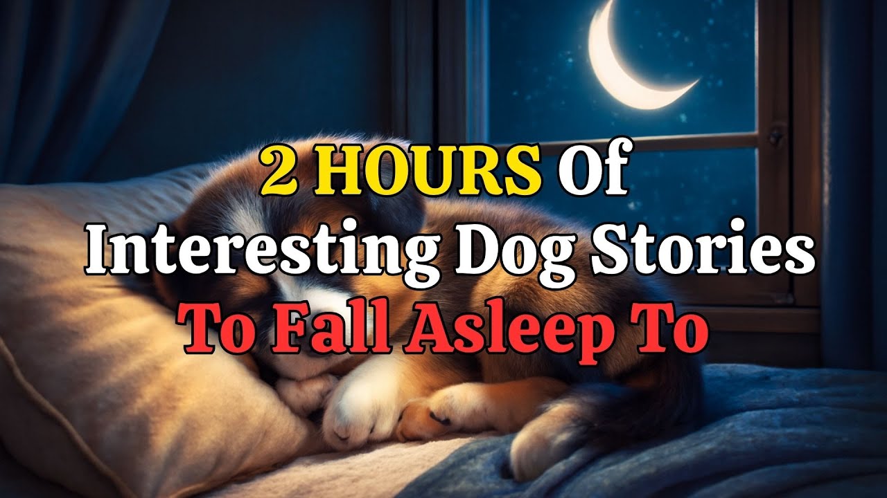 🐶 Calming Bedtime Stories  🌙 2 HOURS No Ads 🌙 | Inspiring Dog Stories