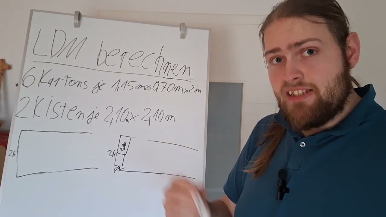 Lademeter Berechnen wie in der IHK Pr&uuml;fung verlangt!!!