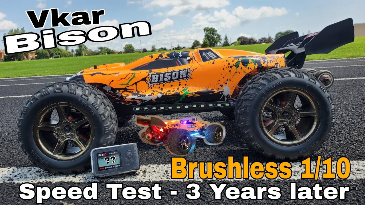 Vkar Racing Bison  Speed Test 3 Years later!! (Brushless 1/10)