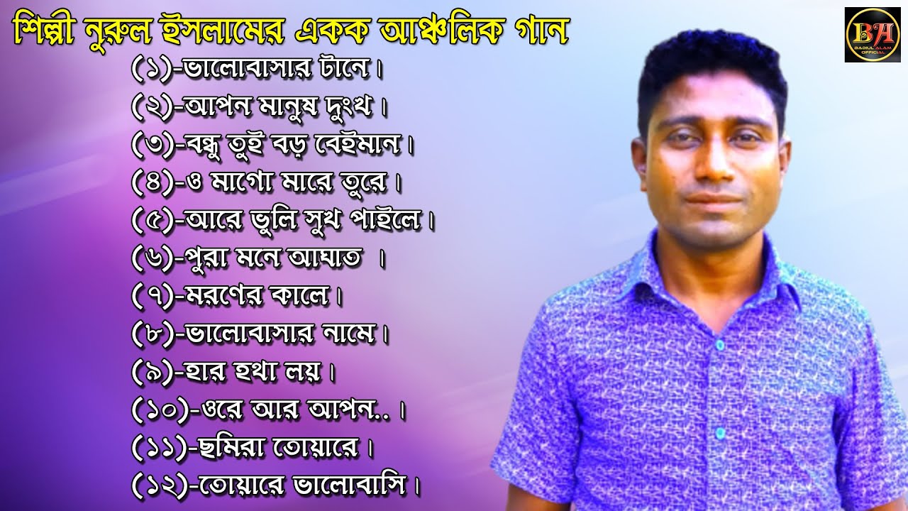 শিল্পী নুরুল ইসলামের সেরা ১২টি আঞ্চলিক গান। Ctg Ancholik Song​। ctg song। Badiul Alam Official। 2021