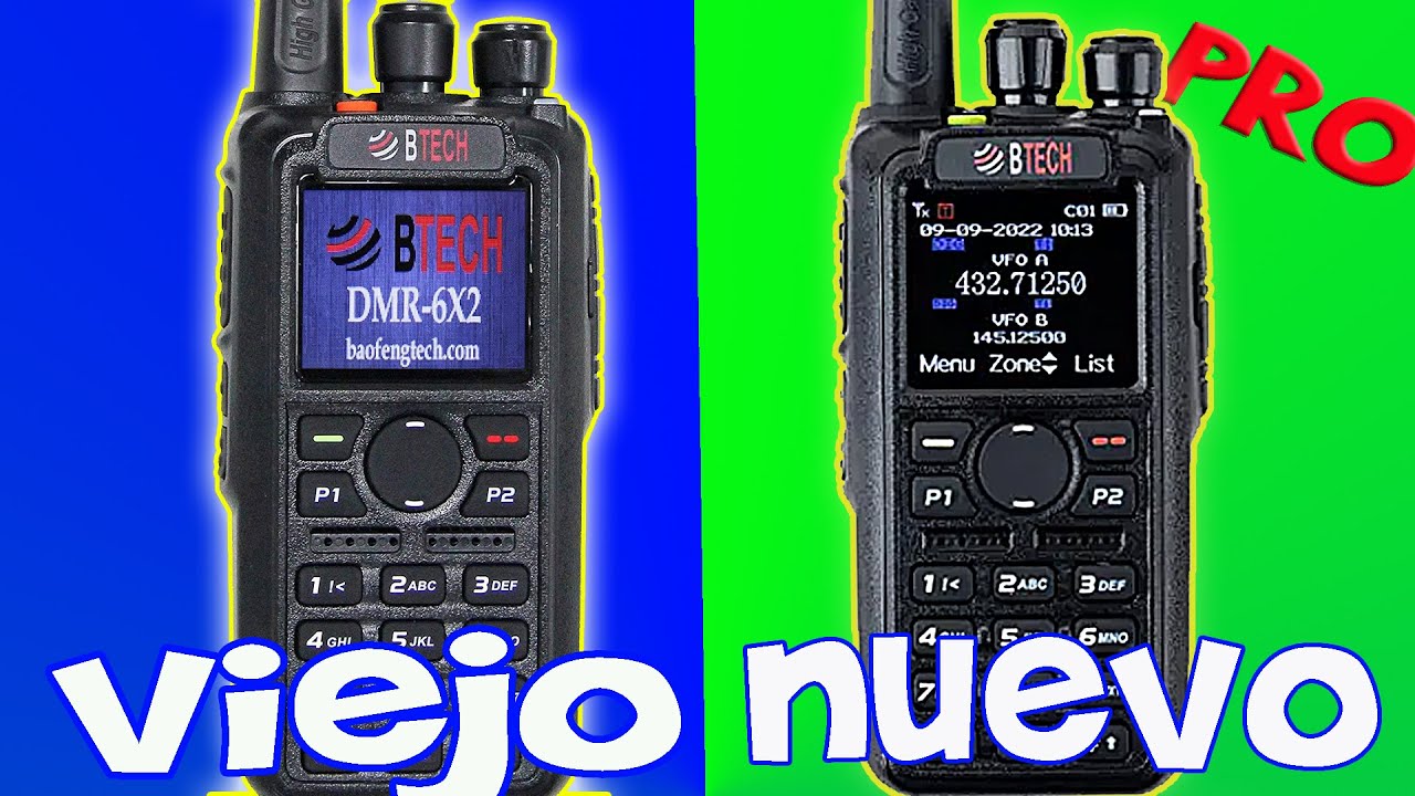 BTech REVELA DMR-6x2 PRO DMR HT de Doble Banda
