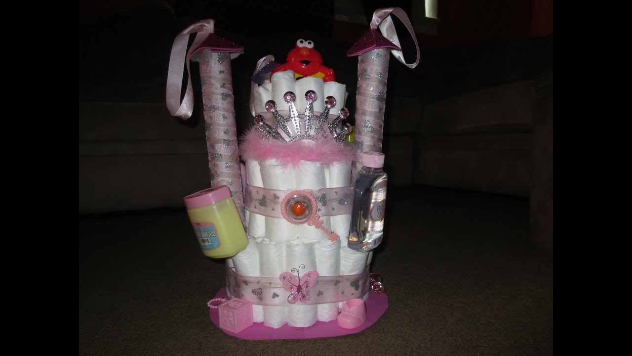 Diaper Cake Princess Castle