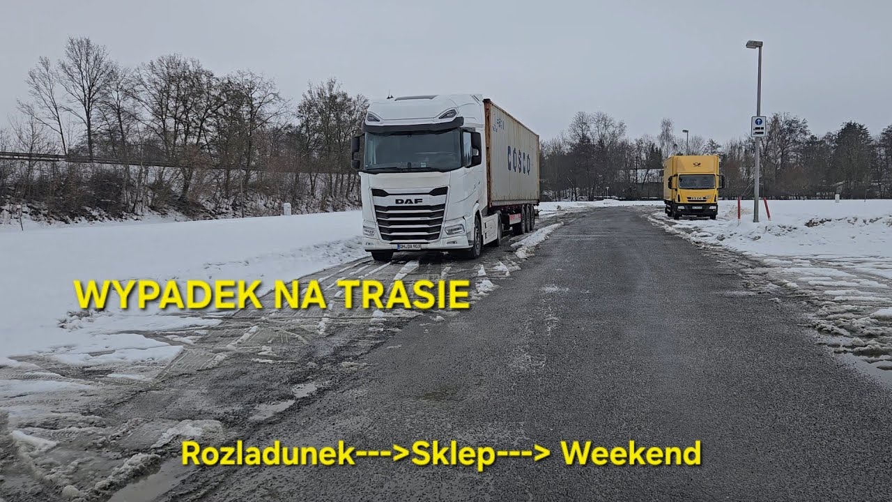 Lekki śnieg i wypadki. Weekend. No.36