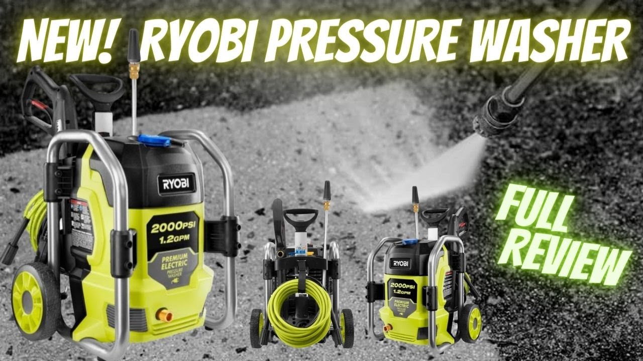 REVIEW New 2000psi RYOBI Electric Pressure Washer | Power Washer | Car Detailing