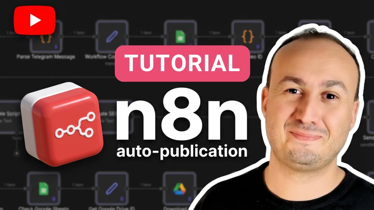 إنشاء ونشر فيديوهات يوتيوب تلقائيًا باستخدام n8n (سير عمل مجاني)