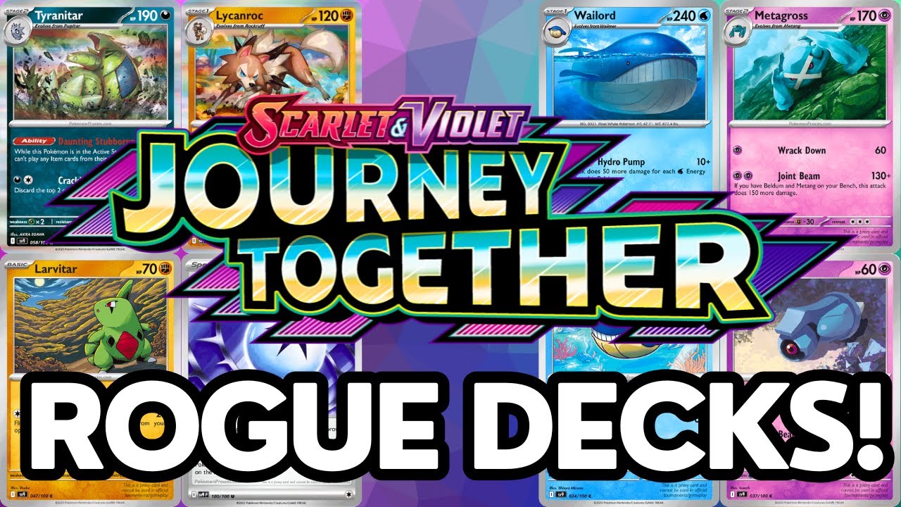 6 Best Rogue Decks in Journey Together (w/ PTCGL Lists)