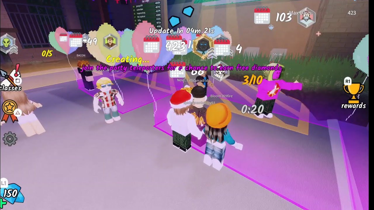 Update Party 99 Nights In The Forest 