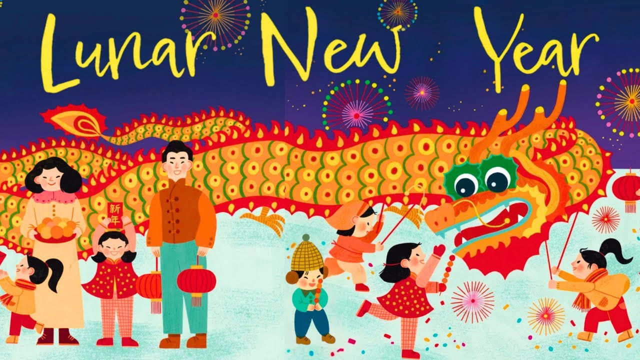 🐲 Lunar New Year 🧧 Kids Book Chinese Spring Festival Short Read Aloud Story