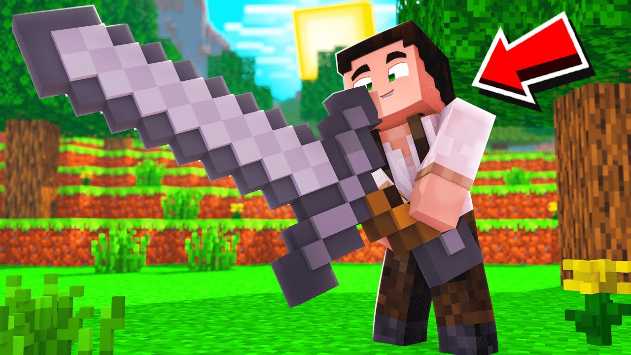فلم ماين كرافت : اكبر سيف في العالم ؟!! 😱🗡️🔥