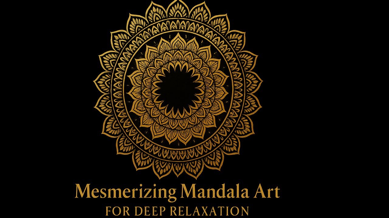 Mesmerizing Mandala Art for Deep Relaxation | Hand-Drawn Mandala & Calming Music