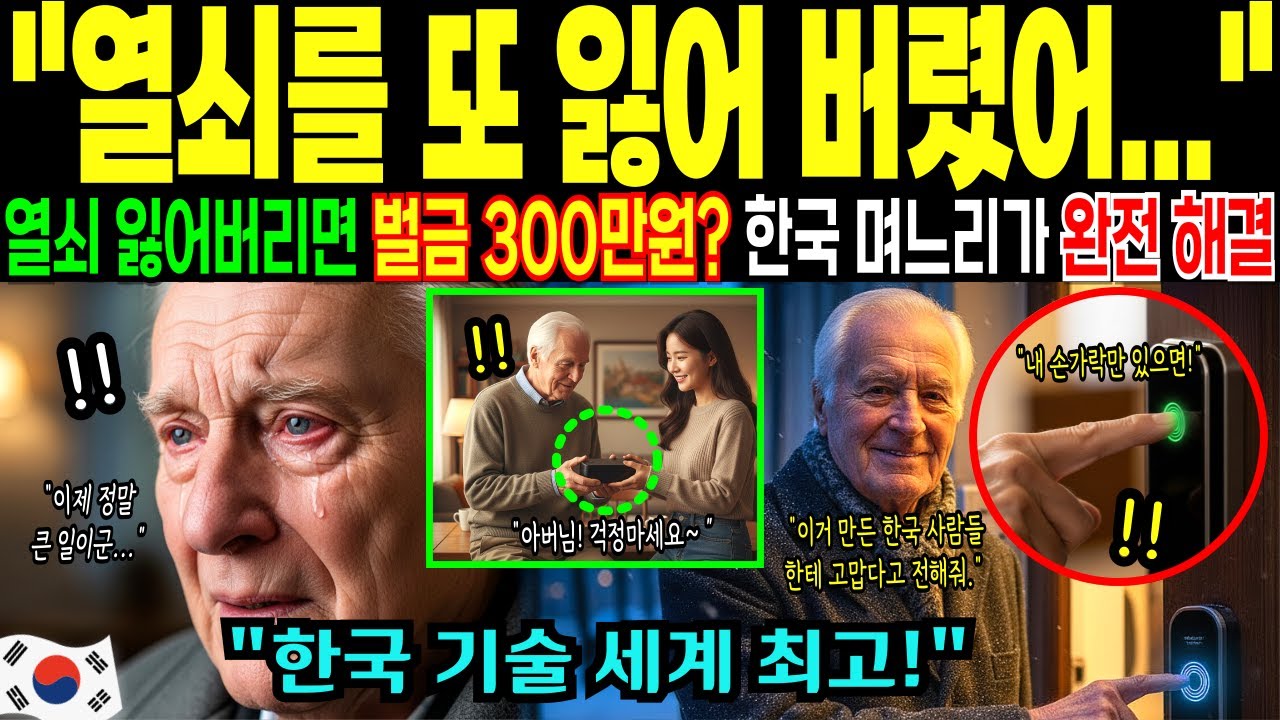 [해외감동사연] “열쇠 잃어버리면 벌금 300만 원?