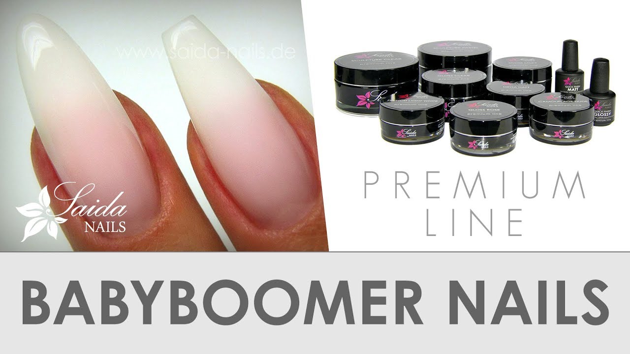 Perfekte BABYBOOMER Nägel - HOW-TO-DO Perfect Gradient Nails - Ombré Nails (Saida Nails Nailart)
