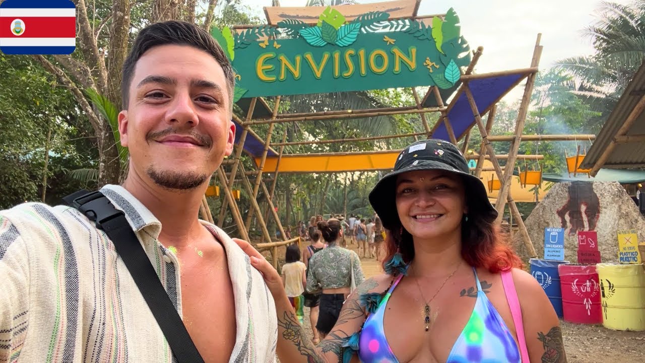 САМЫЙ ДИКАЯ ФЕСТИВАЛЬ КОСТА-РИКИ 🇨🇷 (Envision Festival 2024) Увита, Коста-Рика