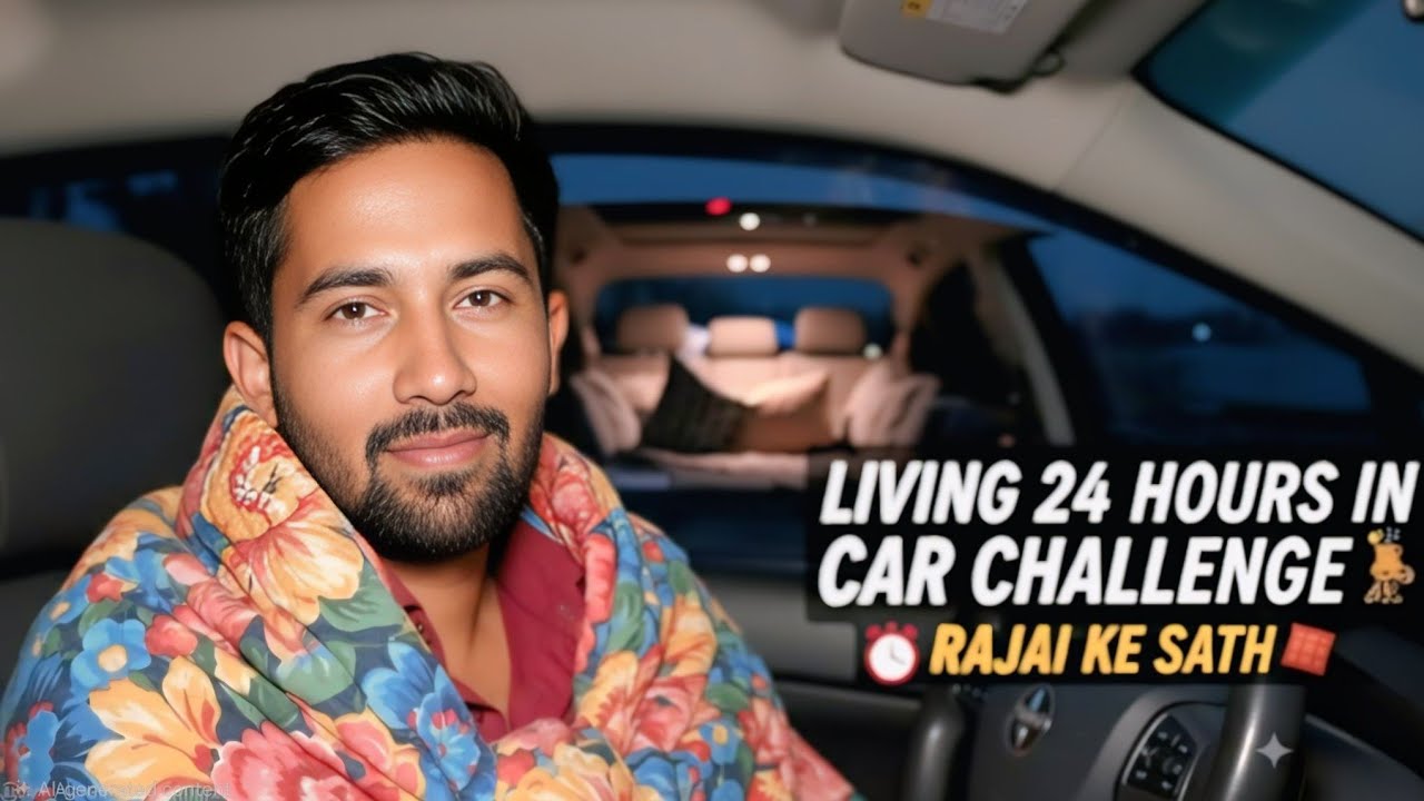 Living 24 hours in car challenge