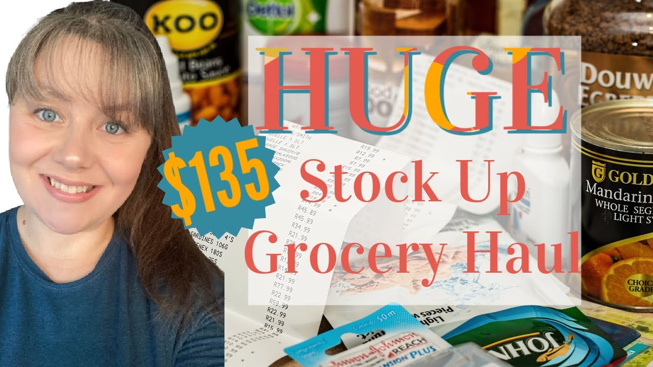 HUGE $135 Stock Up Weekly Grocery Haul- Our Fridge & Freezer Were EMPTY!