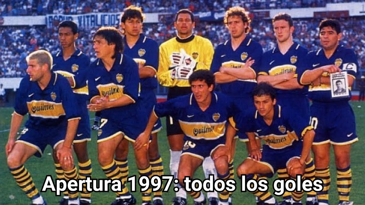 Todos los goles de Boca en el Torneo Apertura 1997