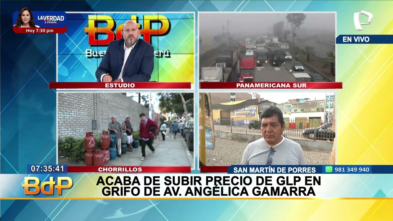 BDP VIVO | Acaba de subir precio de GLP en grifo de San Martín de Porres