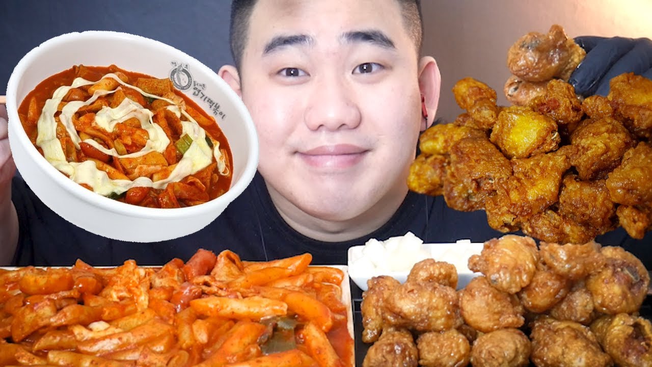 최애 먹방 사랑해 엽떡 교촌허니콤보 꿀조합 리얼사운드먹방ASMR MUKBANG SPICY TTEOKBOKKI HONEY FRIED CHICKEN EATING SOUNDS SHOW