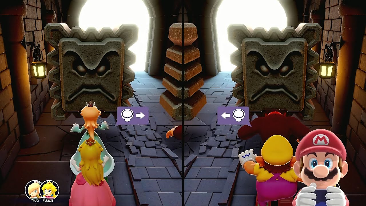 Mario Party Superstars Tag Match Rosalina and Peach vs Donkey Kong and Wario