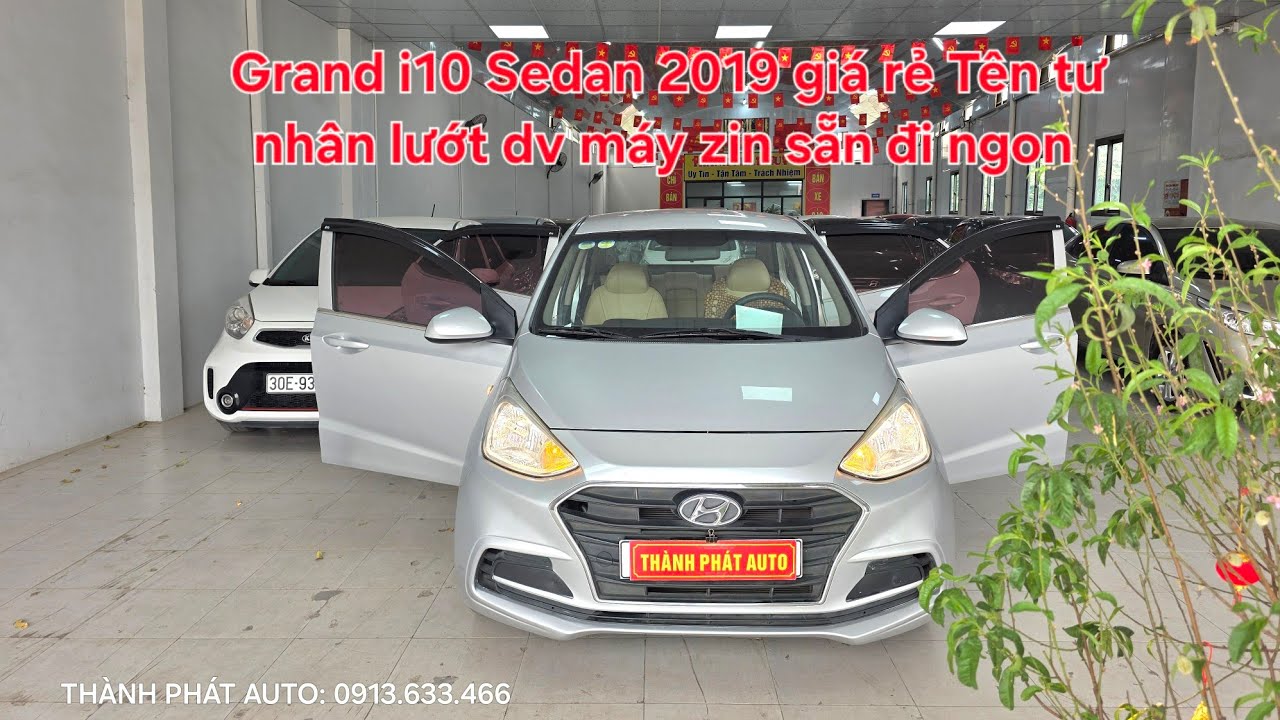 ⚽️ Grand i10 Sedan 2019 giá rẻ | Tên tư nhân lướt dịch vụ máy zin sẵn đi bao hs ngon! | 0913.633.466