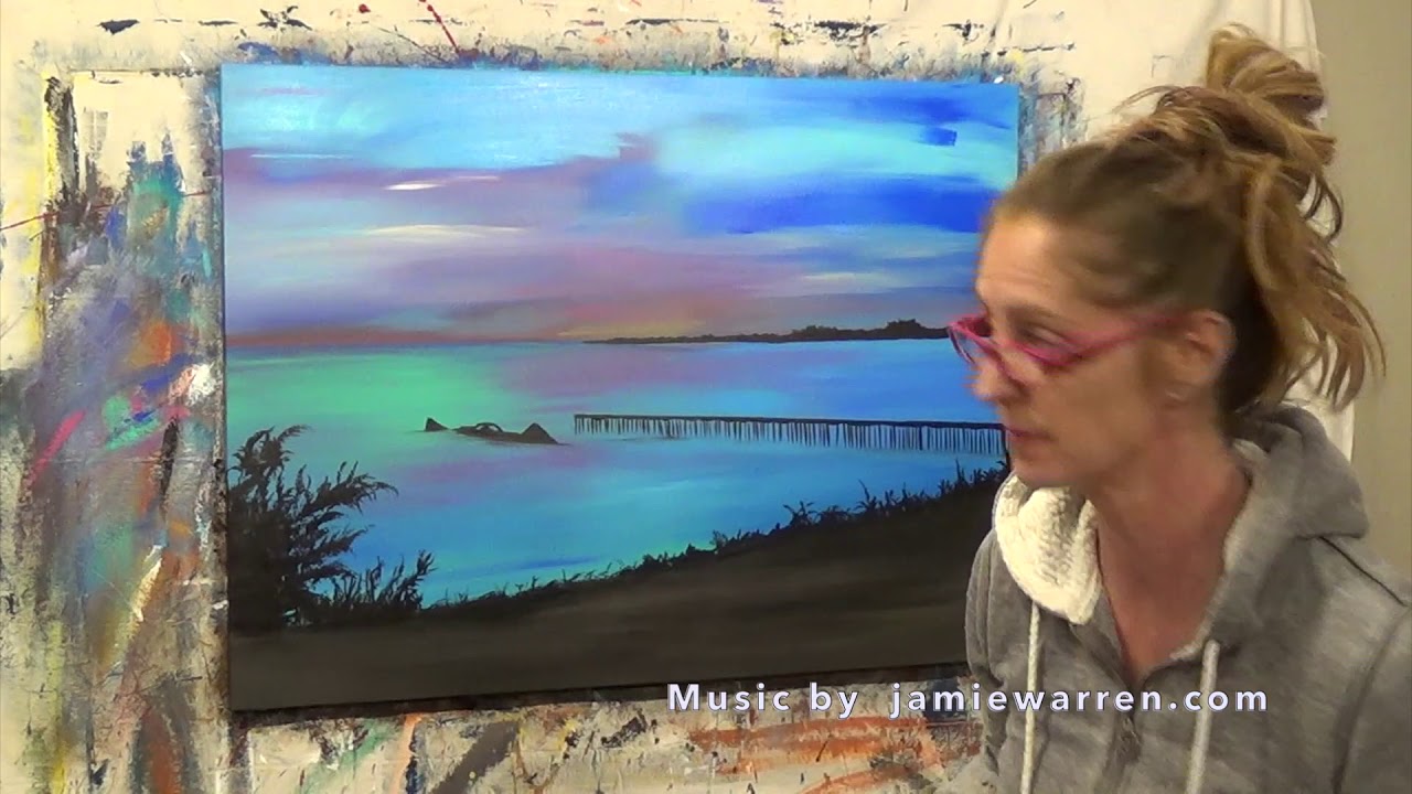 Abstract Art Painting Demo - Original by Shari Kreller 