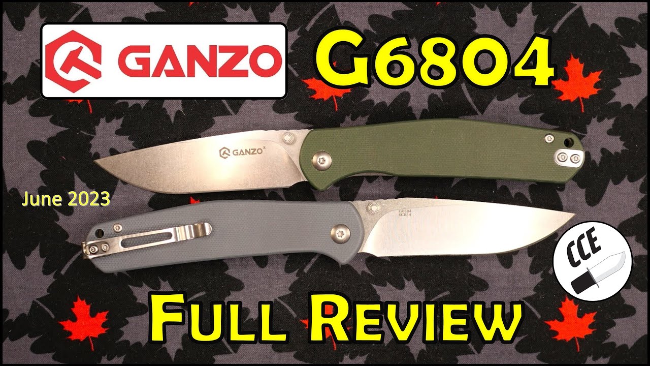 Full Review of the Ganzo G6804 - LOW Budget Pocket Knife for EDC