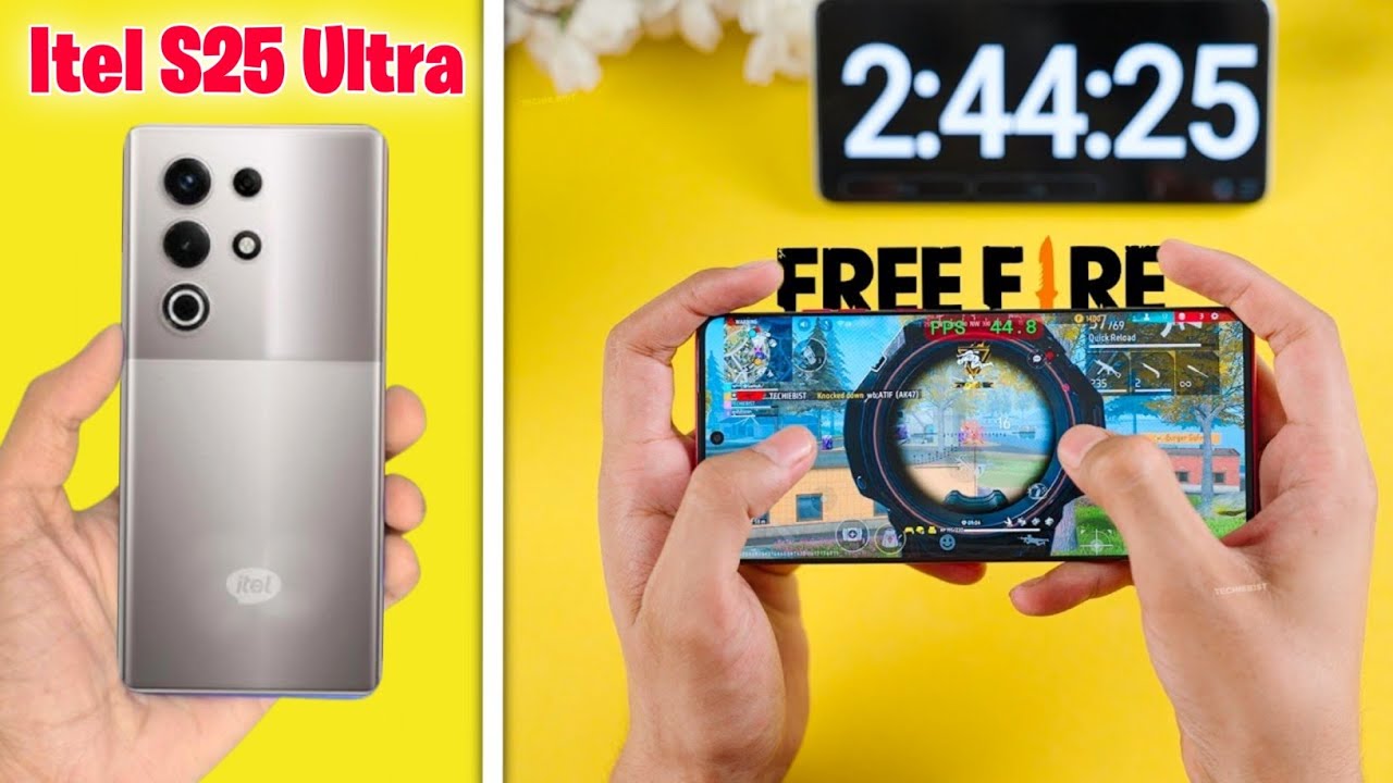 Itel S25 Ultra Free Fire Test | Itel S25 Ultra Gaming Test | Itel S25 Ultra FF Gameplay | Itel S25