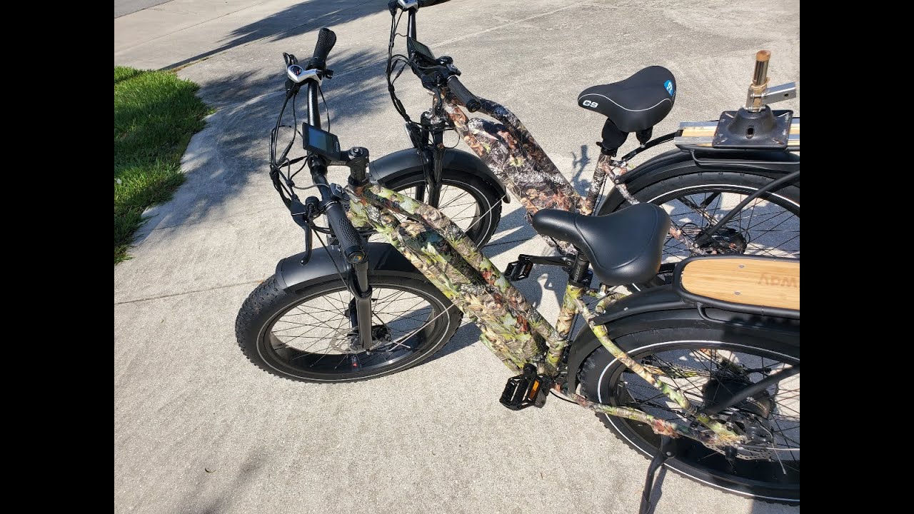 Camo your Himiway ebike. ( No paint, camo your electric bike)