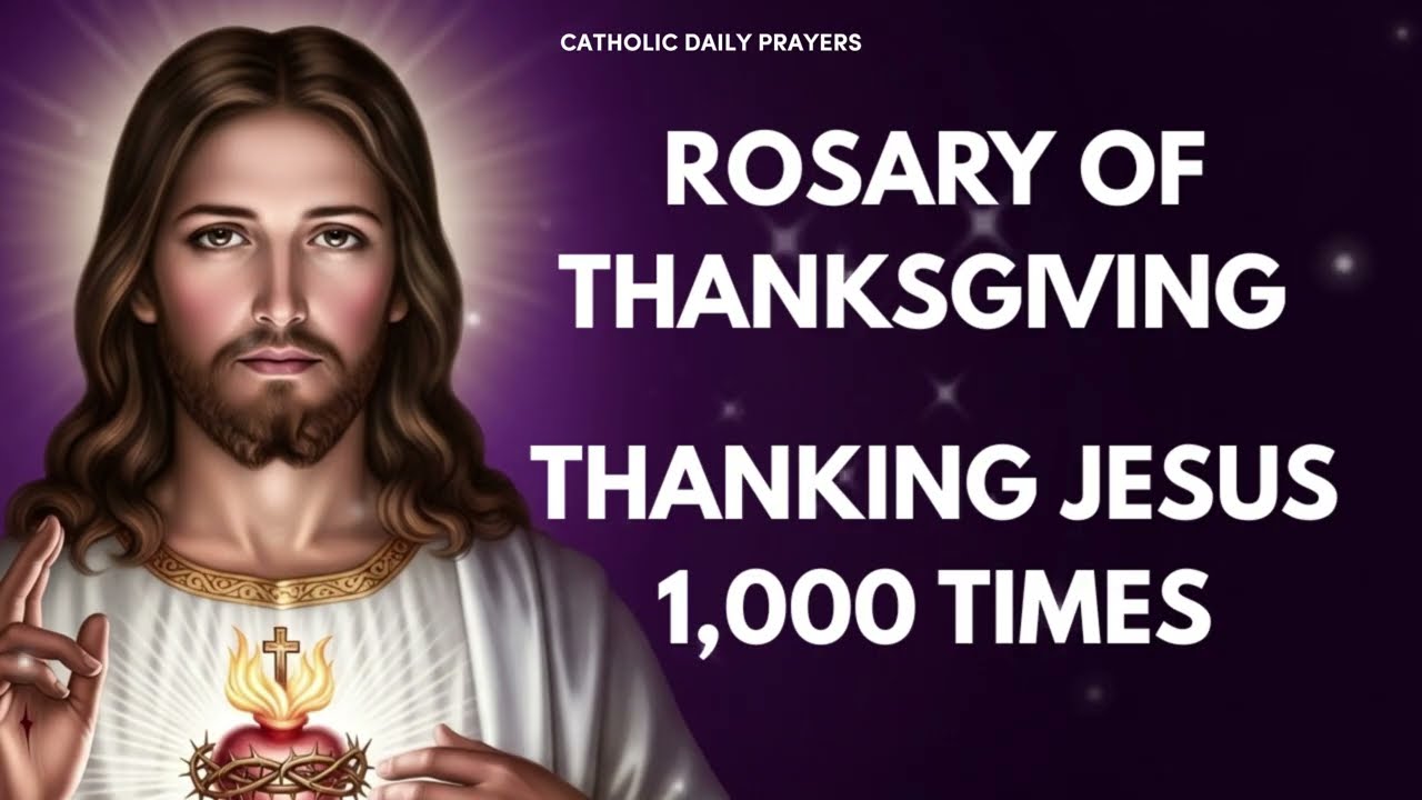 🙏 1000 благодарностей Иисусу | Розарий благодарения | Розарий признательности за ежедневные благо...