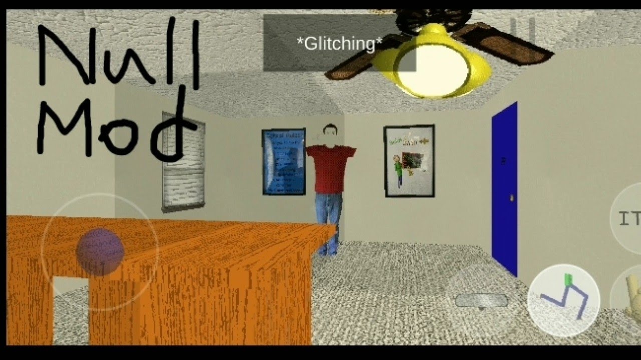 Baldi's Basics Classic Remastered Android Port Null Style + Null Boss Fight + Null Ending (Episode8)