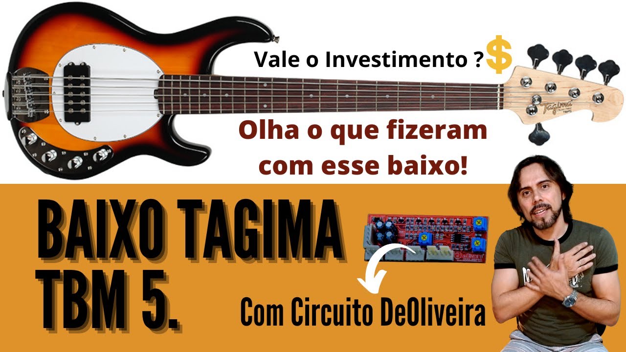 Baixo Tagima TBM5 - Troca de Circuito e Análise