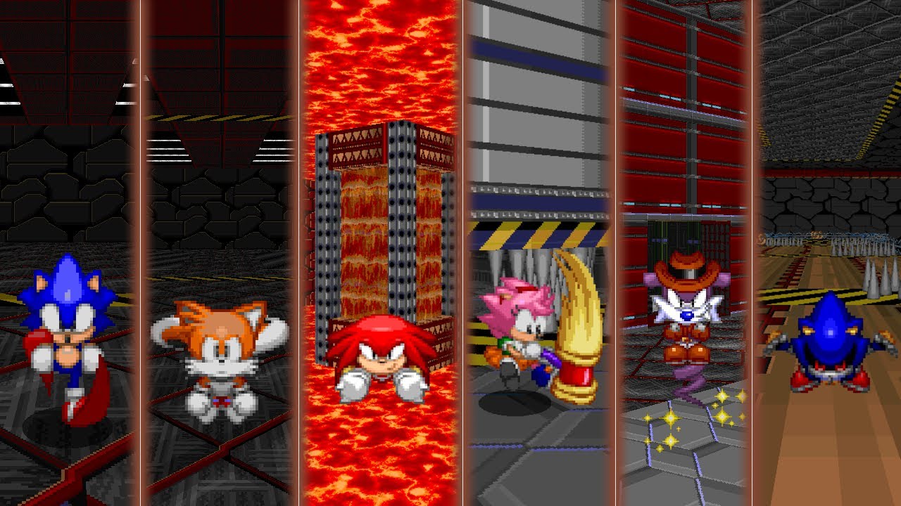 Sonic Robo Blast 2 v2.2.2 but everyone races Metal Sonic