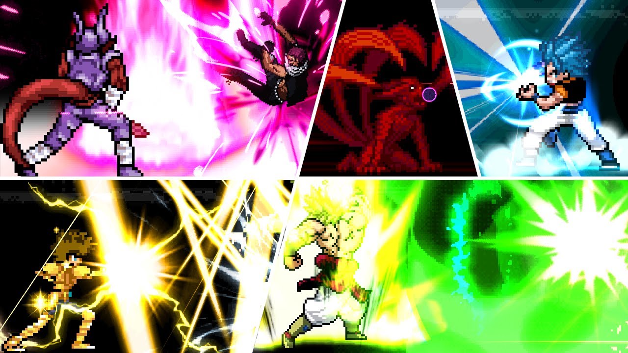 All Ultimate Attacks from My Mugen Pt. 1