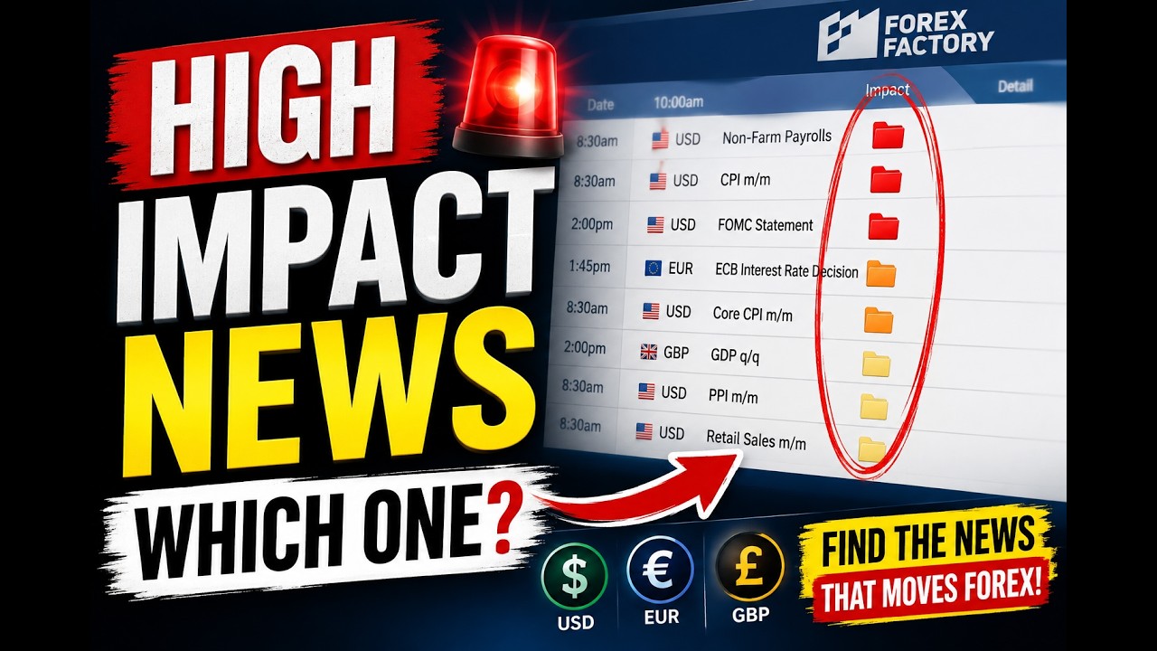 How to Find High Impact News on Forex Factory | Forex Factory Masterclass