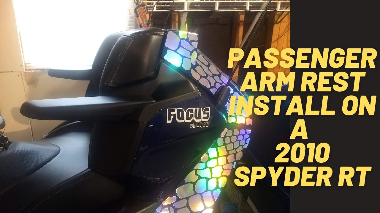 Spyder RT (2010) Passenger Armrest Install Video