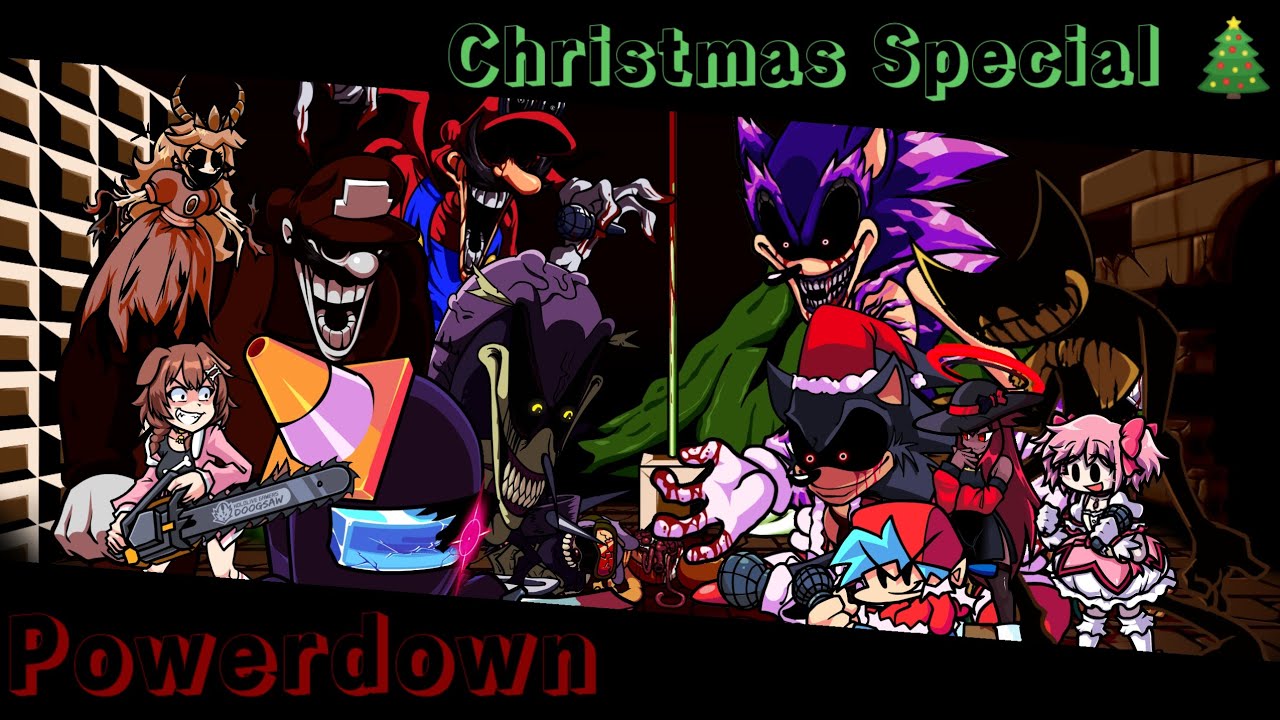 FNF BETADCIU Remake: Powerdown V2 but everyone sings (Christmas Special)