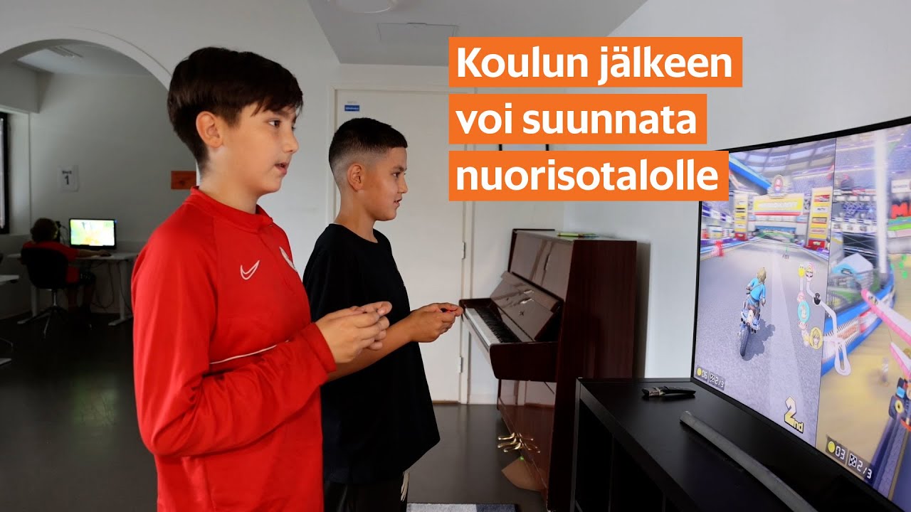 Koulun j&auml;lkeen voi suunnata nuorisotalolle