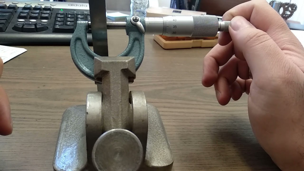 Mikrometre yardımıyla iş parçası nasıl ölçülür ?