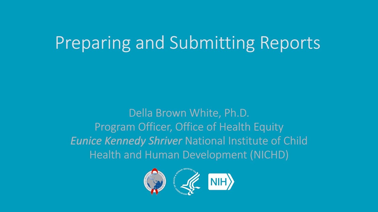 Preparing and Submitting Reports