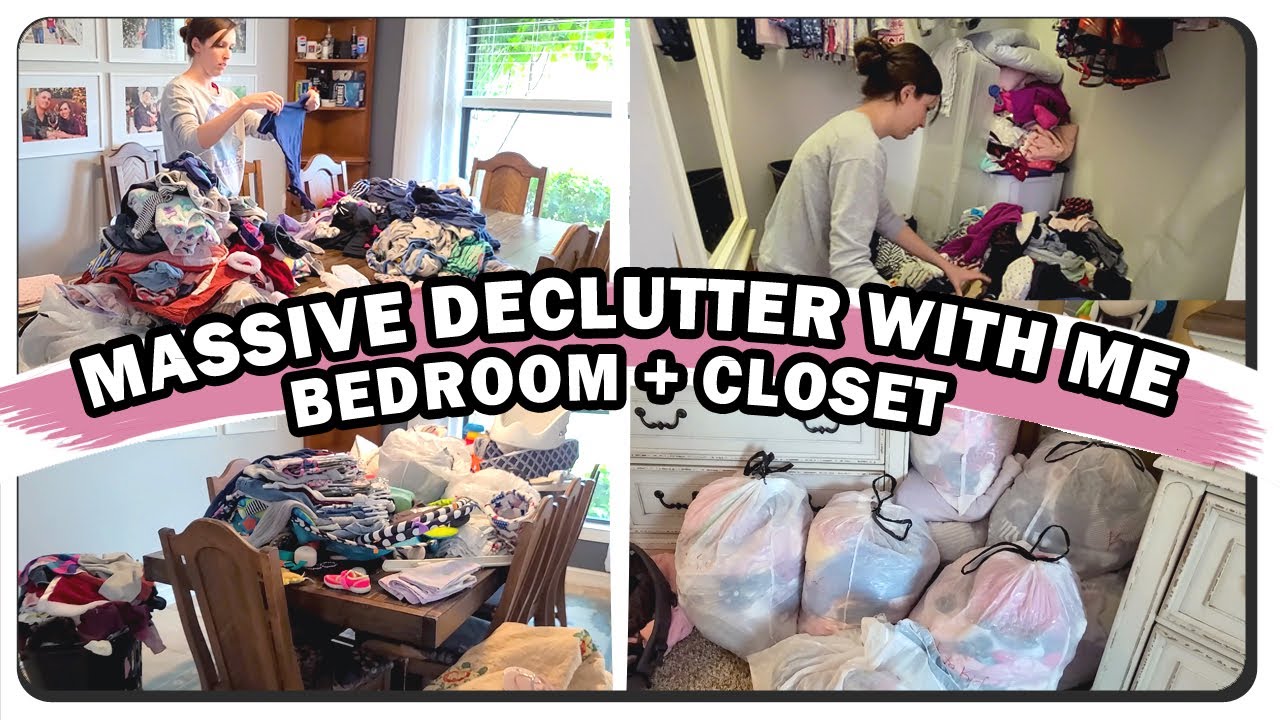 *NEW* BEDROOM + CLOSET DECLUTTER & CLEAN OUT | SPEED CLEANING MOTIVATION | SHELBY MARYBETH