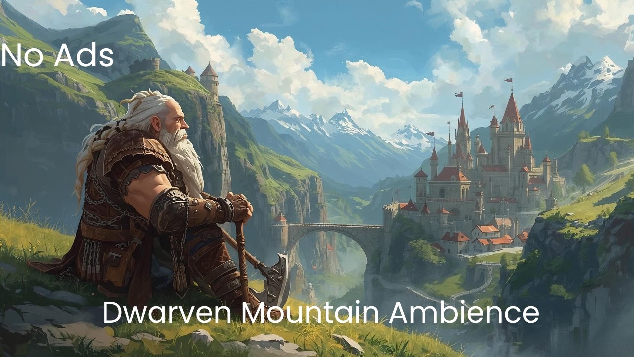 ⛏️ Dwarven Mountain | Deep Stone Echoes & Forge Calm 🔥