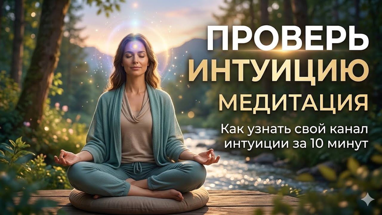 Как узнать свой канал интуиции за 10 минут | Эта медитация поможет ✨