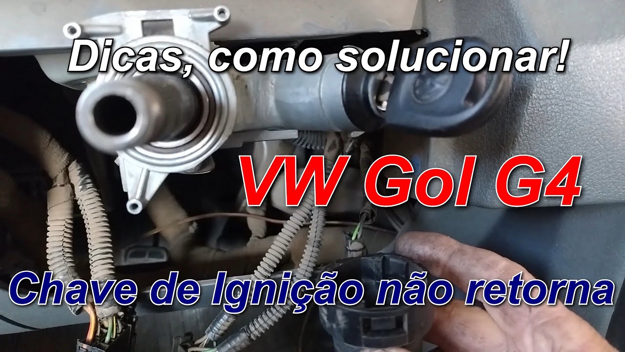 Ignição do Gol g4, miolo de ignição. Chave Não Retorna. #ignição #golg4 ,#automobile #car #comofazer