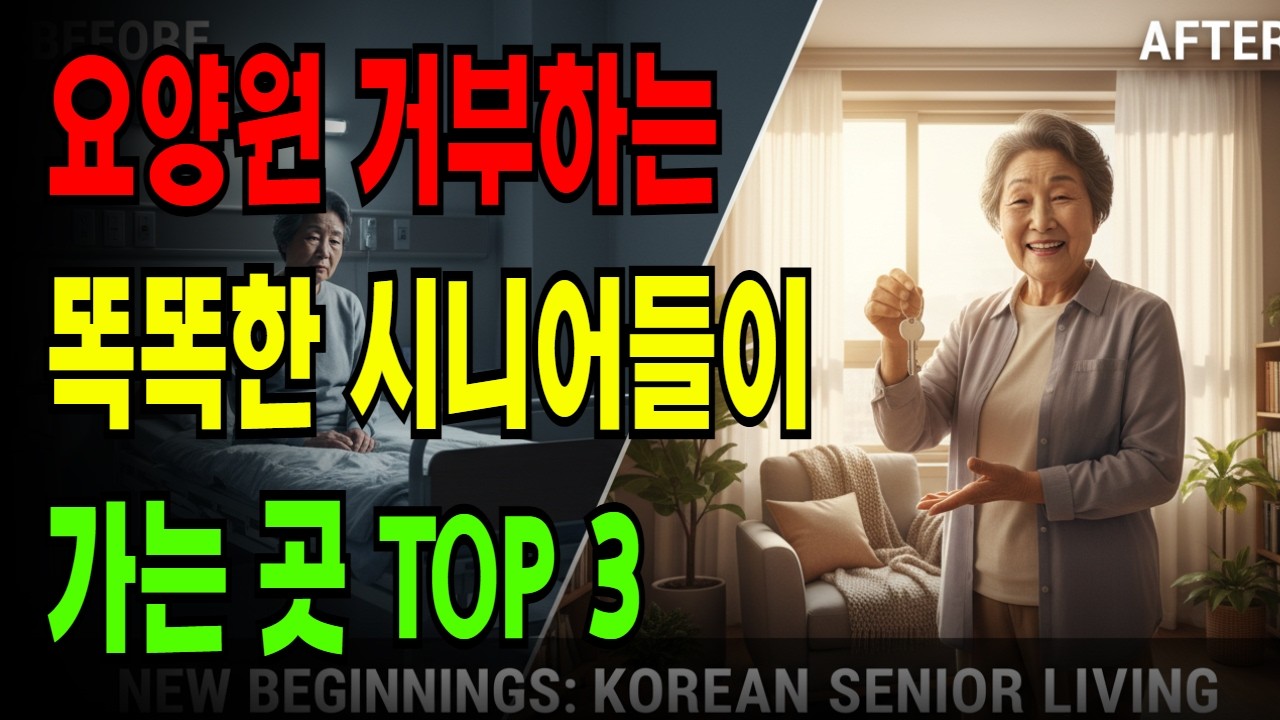추천요양원 거부하는 똑똑한 시니어들이 가는 곳 TOP 3