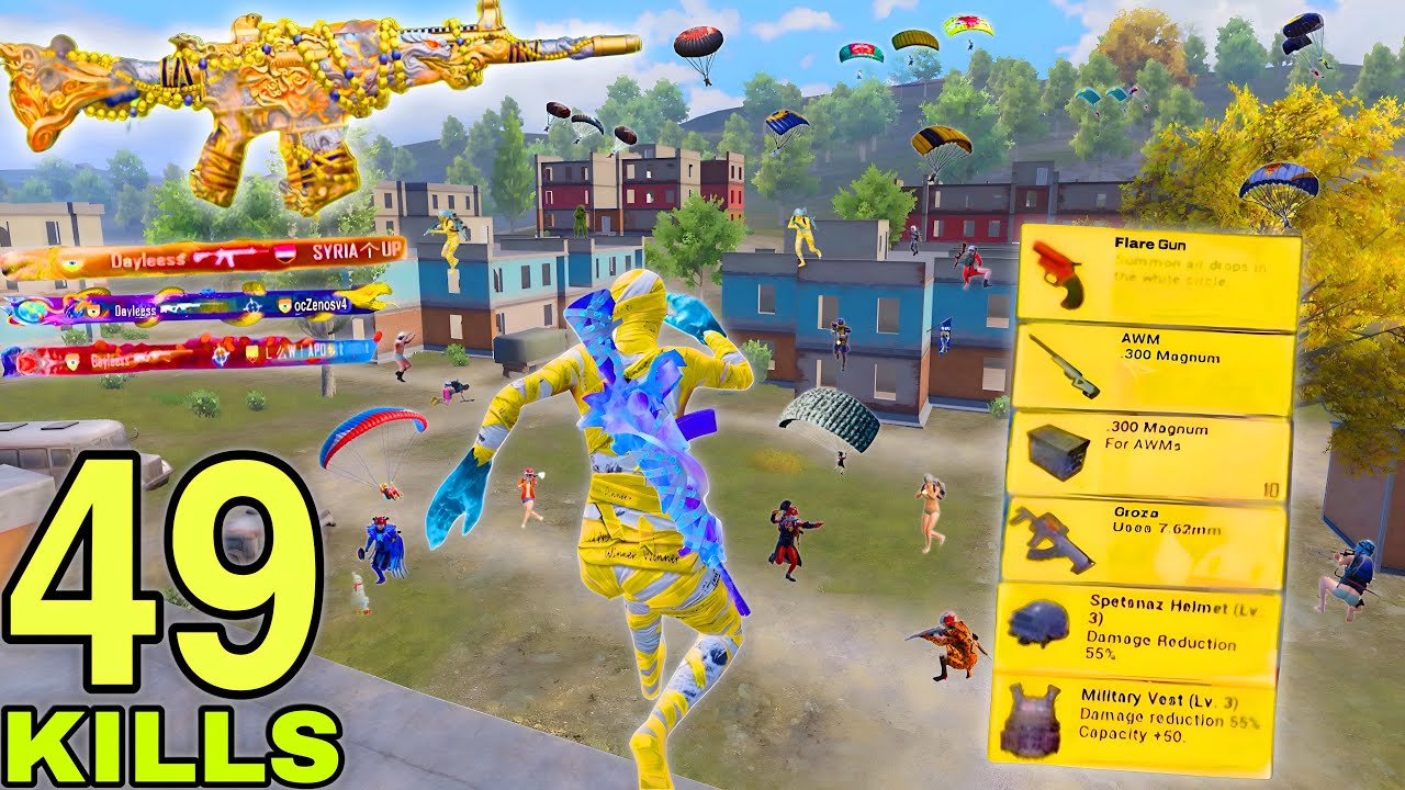 49 KILLS!!😈 IN ONE GAME MY BEST AGGRESSIVE RUSH GAMEPLAY😍SAMSUNG,A7,A8,J5,J6,J7,J2,J3,XS,A3,A4,A5,A6