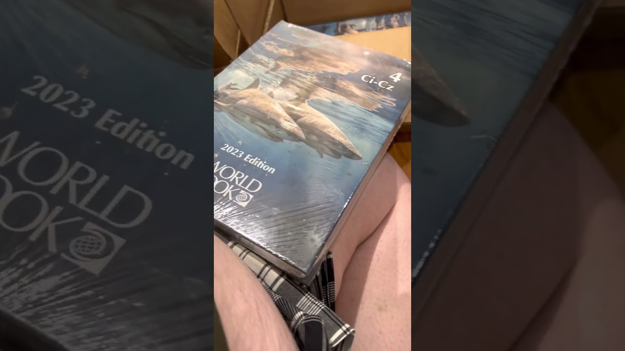 Unboxing 2023 edition world book encyclopaedia
