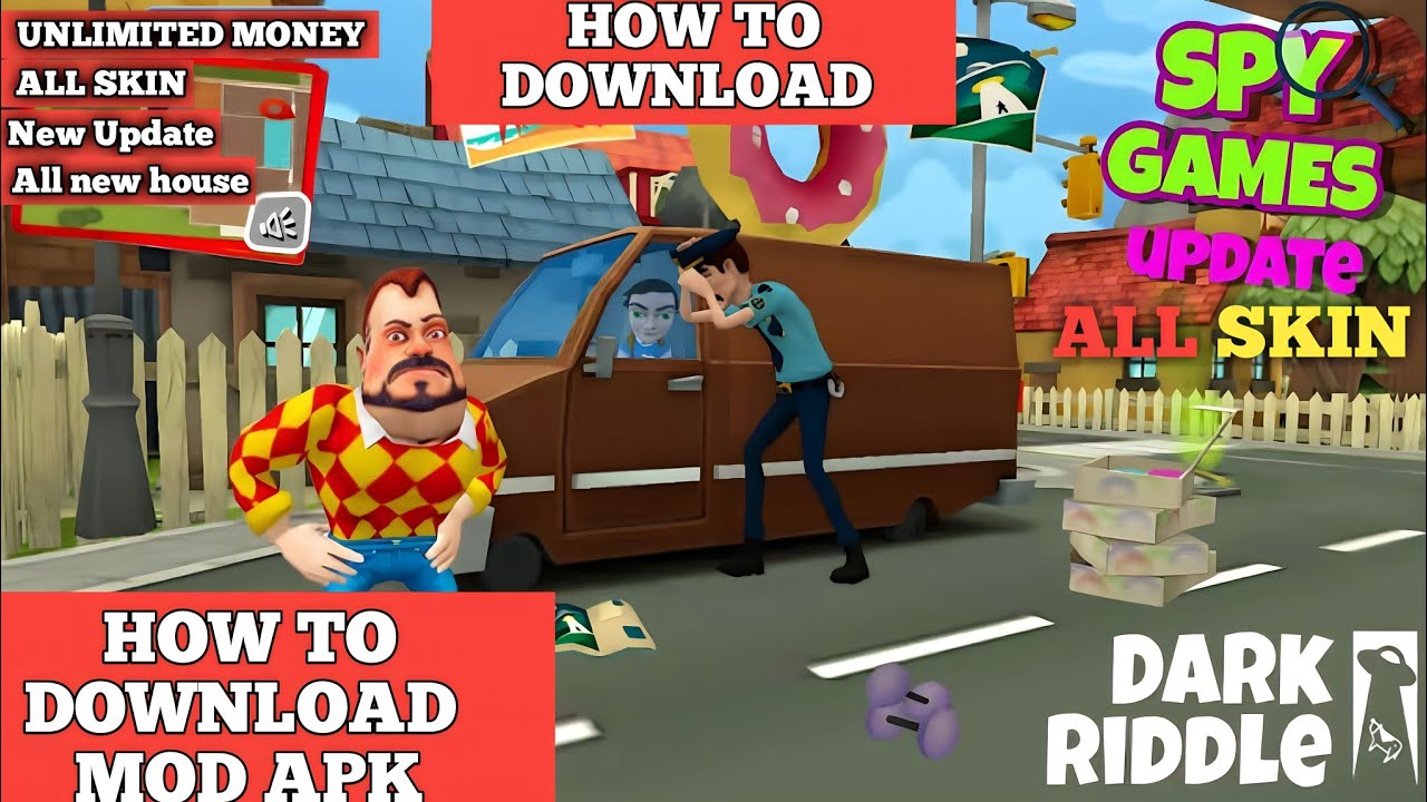 🤩How To Download Dark Riddle Mod Apk Unlimited Money all skin 🤩