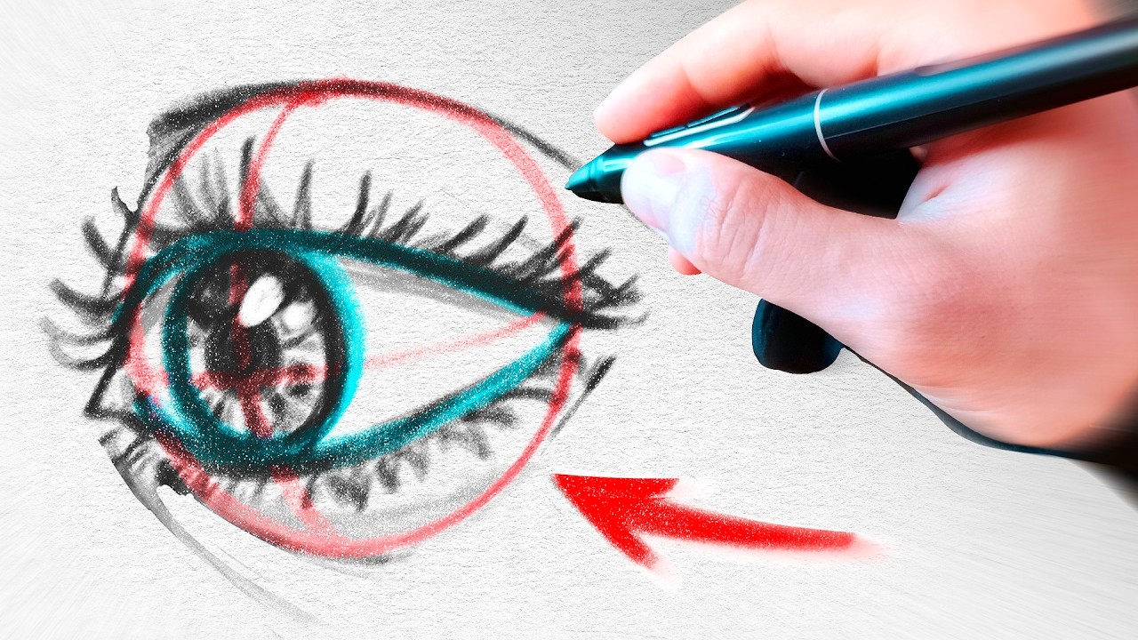 How To draw Eyes From Any Angle. The Basic Tutorial. (but effective)