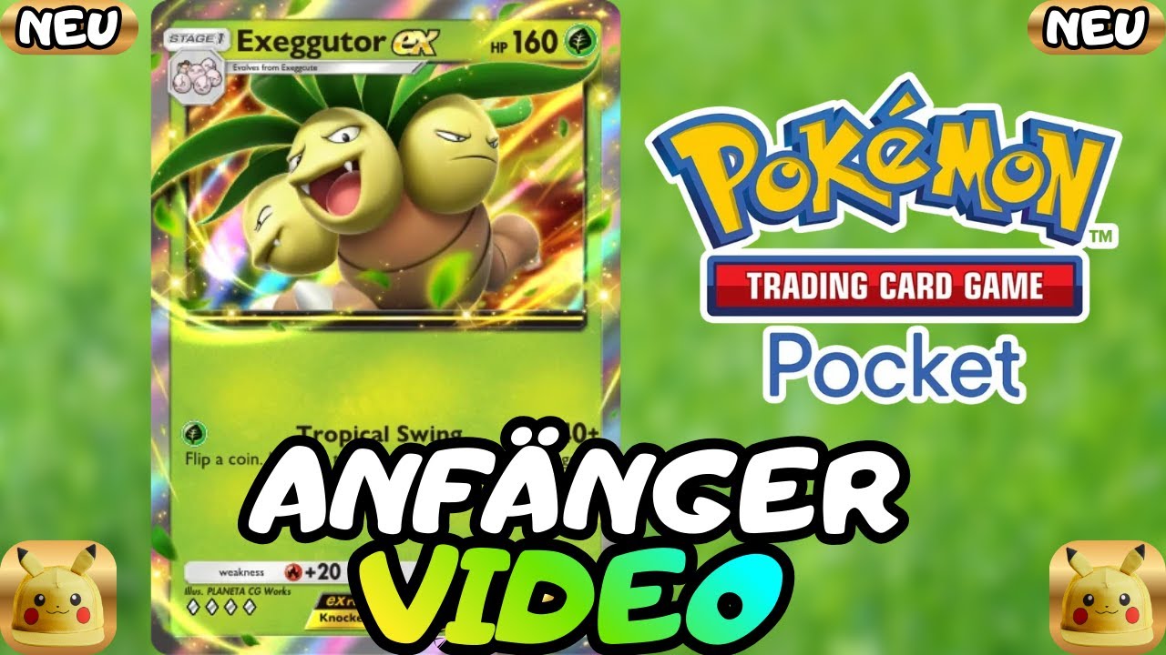 🌱 Kokowei EX mit Celebi EX für Anfänger von TCG Pocket! 🤔 Pokemon TCG Pocket Kampf Erklärung Deutsch